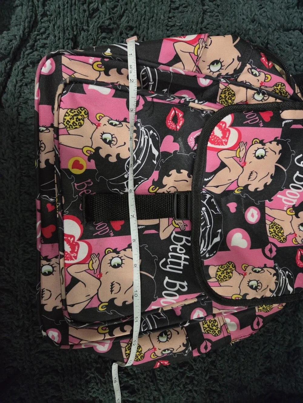 Betty Boop Pink & Black Backpack